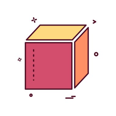 simge vektör tasarımı kutusu teslim kapalı