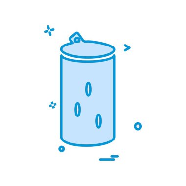 İçki simgesi tasarım, renkli vektör çizim 