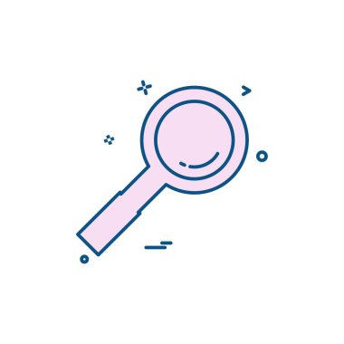 Arama simge tasarlamak vektör