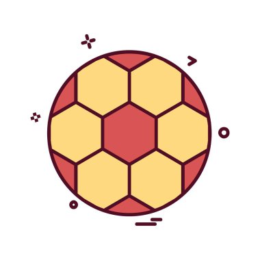 Spor simge tasarlamak vektör