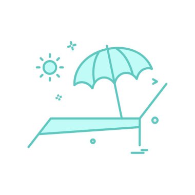 Yüzme simge tasarlamak vektör 