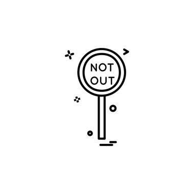 kahrolası2 karar umpair simge vektör tasarımı