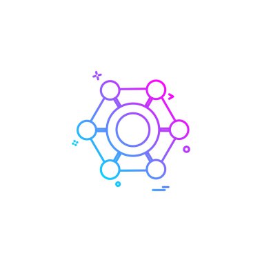 Ceviz simgesi tasarım vektörü 