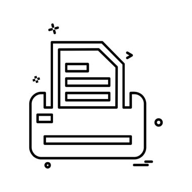 Şirket ofis simgesi tasarım vektörü 