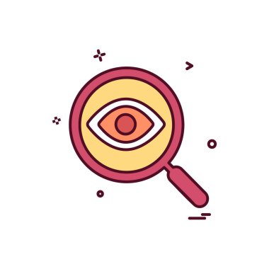 Arama simge tasarlamak vektör