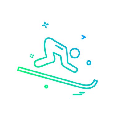 Spor simge tasarlamak vektör 