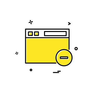 Web yerleşim simgesi tasarım vektörü