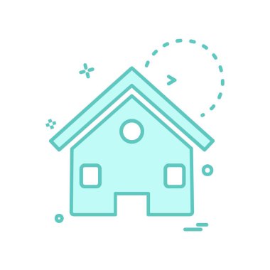 Emlak simge tasarlamak vektör