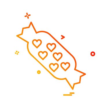 Şekerleme simge tasarlamak vektör