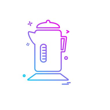 Mutfak simgesi tasarım vektörü 