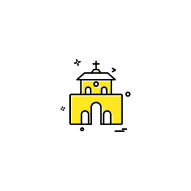 Kilise simge tasarlamak vektör