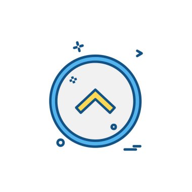 Ok simgesi tasarım vektörü