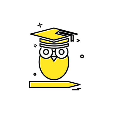 Okul simgesi tasarım vektörü 