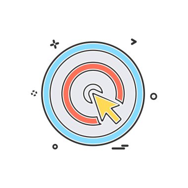 Dart simge tasarlamak vektör