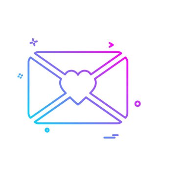 Sevgililer günü simge tasarlamak vektör