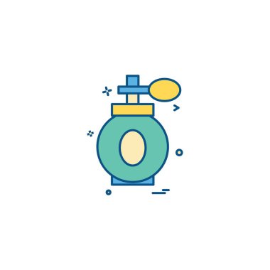 Makyaj simgesi tasarım vektörü 