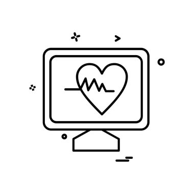 Bilgisayar simgesi tasarım vektörü