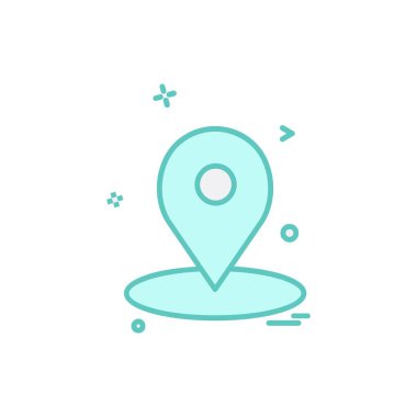 Navigasyon simgesi tasarım vektörü