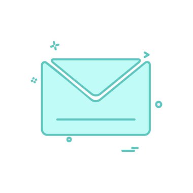 İleti simge tasarlamak vektör