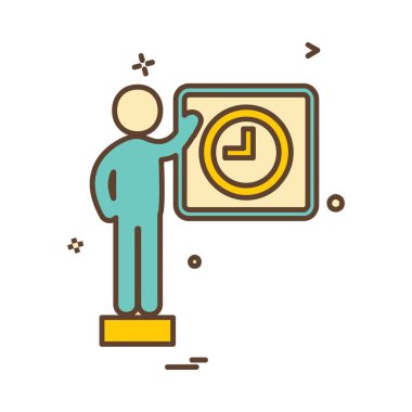 İş simgesi tasarım vektörü 