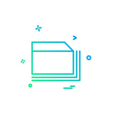 Dosya simgesi tasarım vektörü