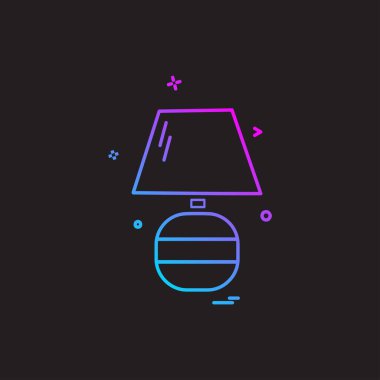 lamba simge tasarlamak vektör