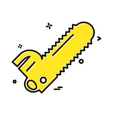 Donanım aracı simgesi tasarım, renkli vektör çizim 