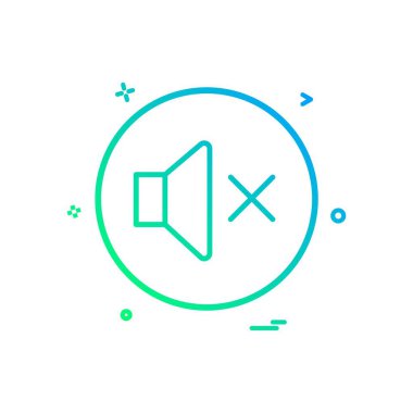 ses hacmi simge vektör tasarımı