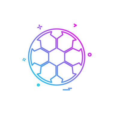 Sporrts ve Oyunlar simge tasarlamak vektör