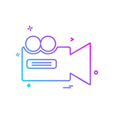 Kamera simgesi tasarım vektörü