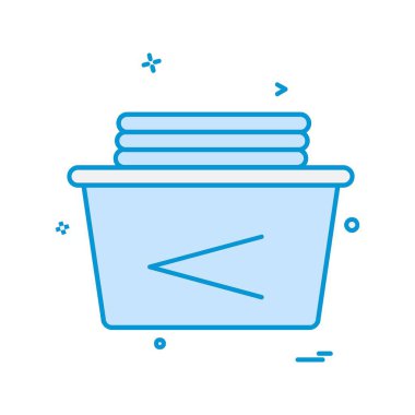 Tuvalet simgesi tasarım, renkli vektör çizim