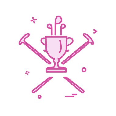 Golf simge tasarlamak vektör 