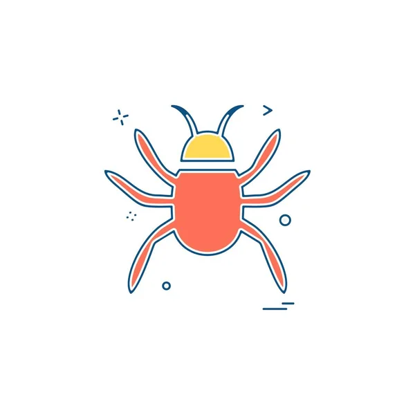 Insekten Icon Design Vektor — Stockvektor