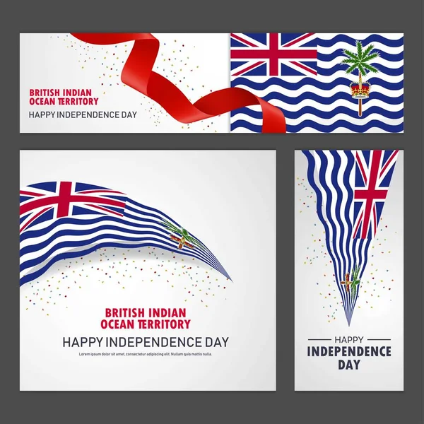 Mutlu Britanya Hint Okyanusu Toprakları bağımsızlık günü afiş ve arka plan belirleme