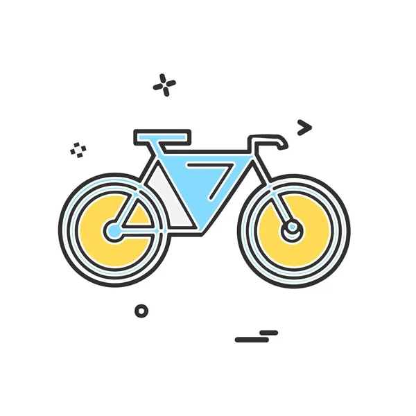 Cykel Ikon Design Vektor — Stock vektor