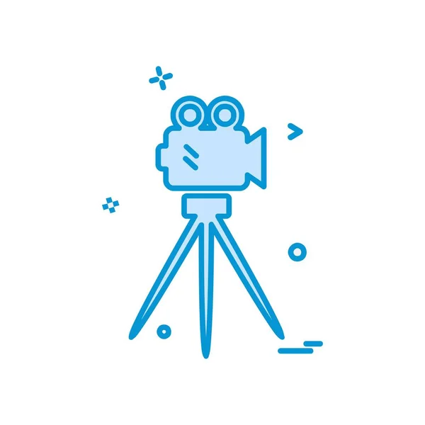 Camcoder Pictogram Ontwerp Vectorillustratie — Stockvector