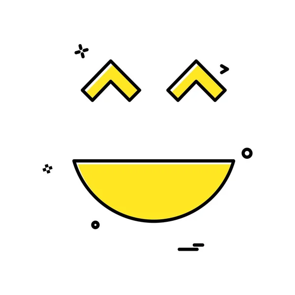 Smiley Ikonen Design Vektor — Stock vektor