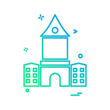 Simge tasarım vektörü oluşturuluyor