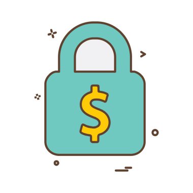 Doları simge tasarlamak vektör