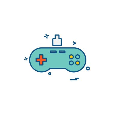 Sporrts ve Oyunlar simge tasarlamak vektör