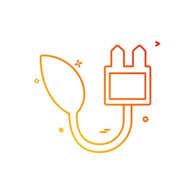 Ekoloji simgesi tasarım vektörü