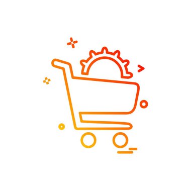 Vites simgesi tasarım vektörü