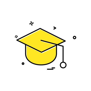 Üniversite simge vektör tasarımı