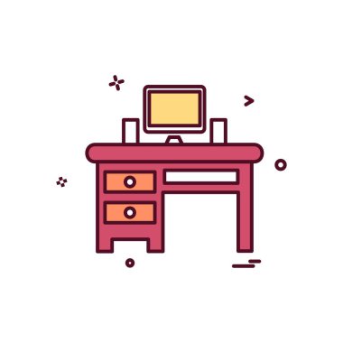 Bilgisayar simgesi tasarım vektörü