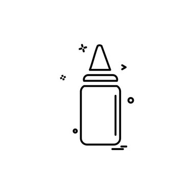 Gıda simgesi tasarım vektörü