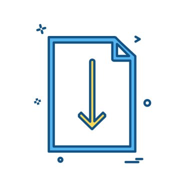 Pano simgesi tasarım, renkli vektör çizim