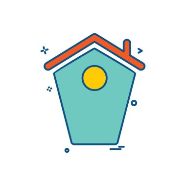 Emlak simge tasarlamak vektör