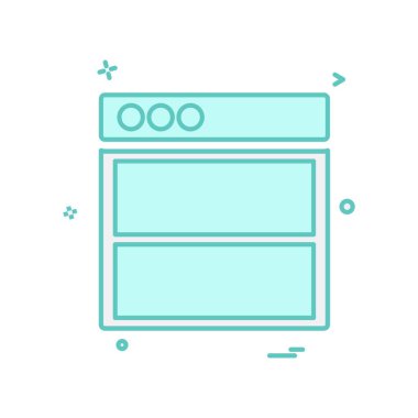 Web düzen simge tasarlamak vektör