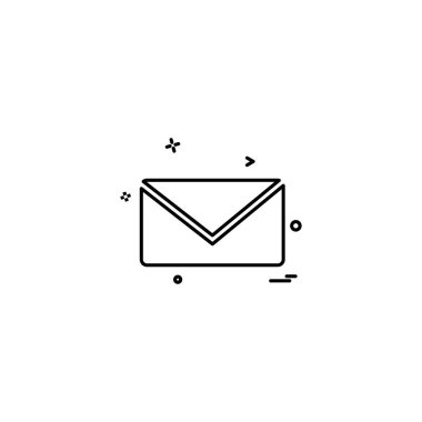 İleti simge tasarlamak vektör