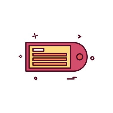 İleti simge tasarlamak vektör